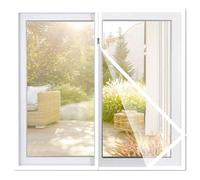 Moustiquaire pour fenêtre sans perçage Transparent 40 x 80 cm