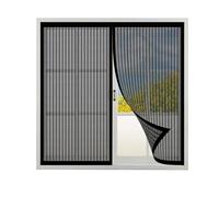 Moustiquaire pour Fenêtres 170 x 190 cm Garde L'Air Frais à L’Intérieur et Les Insectes à L'Extérieur Fenêtre D'Écran Magnétique pour Balcon Porte, Noir