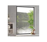 Moustiquaire pour fenêtres Anthracite 90x120 cm Anthracite pour le cadre, noir pour la maille G