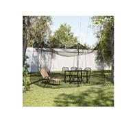 vidaXL Moustiquaire d'extérieur 220 mailles 300x300x250 cm pour lit et voyage, portable