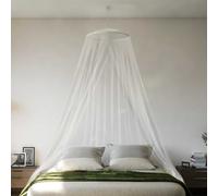 Moustiquaire pour Lit Baldaquin Chambre Intérieur 220 Maille Blanc vidaXL