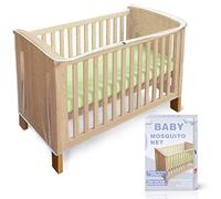 Moustiquaire pour lit bébé, moustiquaire universelle avec fermeture éclair, auvent pour lit d'enfant pour un accès facile et rapide à votre enfant