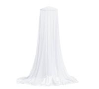 Moustiquaire pour lit - vidaXL - 56x56x220 cm - Blanc - Polyester - Adapté pour lit 140-160 cm - Ouverture large