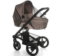 Moustiquaire Dooky pour Poussette, moustiquaire pour Poussette et Buggy, moustiquaire Universelle, Mailles Fines Respirantes, Bord élastique, Fixation Rapide, Lavable, Noir