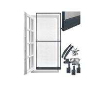 Moustiquaire pour porte Cadre aluminium 95x210 cm gris anthracite