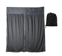 Moustiquaire pour porte de van - Filet double couche noir, filet double couche | Fermeture centrale magnétique, dispositif de couverture de barrière pour le camping, les voyages, les camping-cars, les