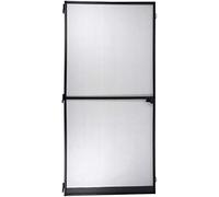 Moustiquaire pour Portes - Magnétique - avec Charnières - Max 100x215 cm - sur Mesure - Noir