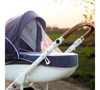Moustiquaire pour poussette, universelle - blanche