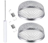 Moustiquaire pour voiture - 2 pièces - Couverture de ventilation en acier inoxydable | Ventilation automatique pour les journées chaudes dans la cuisine et