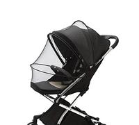 Moustiquaire Poussette de Bébé Anti-insectes Universelle Protection Housse Contre les Guêpes Moustiques pour Landau Parapluie Nacelle Couffin Auto-siège Fermeture Éclair Moustiquaire Pliable