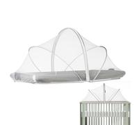 Moustiquaire Poussette Universelle Moustiquaire Bebe Lit Parapluie 55x100x55cm Tente De Lit De Bébé en Tissu À Mailles Fines Anti Moustique Insecte Aérée Portable pour L-it D'Appoint Poussette Parc