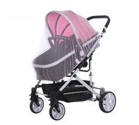 Moustiquaire Poussette Universelle, Moustiquaire Bébé pour Poussette, Lavable en Machine Moustiquaire Poussette, Protection Anti-Insectes pour Bébés, Enfants,Blanche