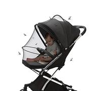 Moustiquaire Poussette Universelle Moustiquaire Landau Bebe Moustiquaire Poussette avec Fermeture éclair Optimale Contre Les Piqûres, Lavable Moustiquaire