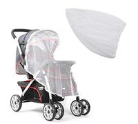 Moustiquaire Poussette Universelle Moustiquaire Nacelle Couffin Coque Bébé Lit Parapluie Pliable Anti-insectes Protection Optimale Contre Guêpe/Moustique Housse Solide pour Berceau Landau Siege Auto