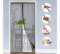 Moustiquaire promo magnétique noire 120 x 240 cm