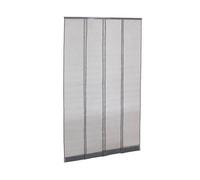 Moustiquaire rideau porte - AVOSDIM - L130 x H230cm - Gris Anthracite - Fixation adhésive - Recoupable