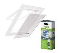 Moustiquaire sans perçage auto-agrippante - Pour fenêtre de toit 140 x 170 cm zippée - Filet de protection anti-insecte, pollen recoupable - Maille polyester couleur blanc - Ecran protection été