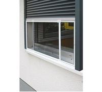 Schellenberg Insectstop Slide Moustiquaire à guillotine pour fenêtres avec volet roulant 142 x 50 cm - 50810