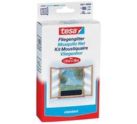 Moustiquaire Standard - TESA - STANDARD - 1 m x 1 m - Gris anthracite - Fixation auto-agrippante