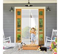Moustiquaire sur Mesure AimantéE 250 x 230 cm Facile à Installer Fermeture Automatique Store Moustiquaire Anti Insecte Mouche pour Enfants et Animaux de Compagnie【Blanc】