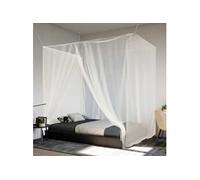 Vidaxl Moustiquaire Suspendue 156 Maille Blanc 220x100x150 Cm