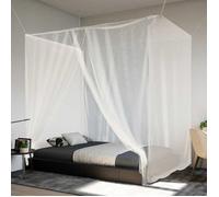 vidaXL Moustiquaire suspendue 156, maille 156, blanc, 220x100x150 cm