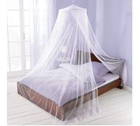 Moustiquaire suspendue lit double polyester maille serrée structure pliable