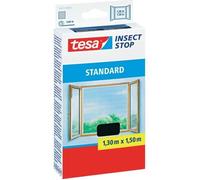 Tesa Filet anti-moustiques Insect Stop Auto-aggrippant adhésif découpable Anthracite 130x150 cm