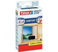 Moustiquaire - TESA - Insect Stop Comfort - 1,3 x 1,5 m - Fixation auto agrippante - Gris