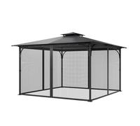 VEVOR Moustiquaire pour Tonnelle Jardin de 365,8x365,8x228,6 cm Filet Uniquement
