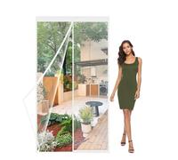 Moustiquaire Transparente Universelle pour Fenêtre 115x230cm net Lavable | Moustiquaire Ajustable,Bricolage,Taille Maximale de la Fenêtre Blanc