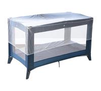 Moustiquaire Universelle Blanche Anti-Moustiques Bébé Enfant pour Lit Parapluie, Poussette et Berceau - 130x70x33 cm