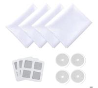 Moustiquaire - XVX - Universelle - Lot de 4 - 130 x 150 cm - Fixation autocollante