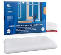 Moustiquaires pour fenêtres: Moustiquaire Blanche 150x180cm pour fenêtre - Filet Anti-Insectes - Moustiquaire de Protection pour fenetre LIVAIA