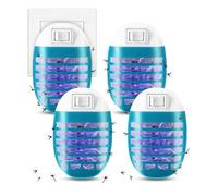 Moustique Tueur Lampe 4 Pack, Anti-Moustiques Electrique Pour Intérieur, Piège À Mouches Et Moustiques, Prise Anti Moustique[LA133]