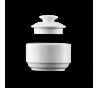 Moutarde 180 ml, porcelaine blanche, Prague, G. Benedikt