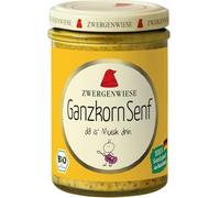 Moutarde à grains entiers (sans gluten) BIO 160 ml - ZWERGENWIESE