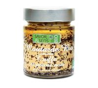 Moutarde bio truffe et poivre blanc 130 g - Savor & Sens