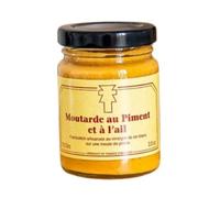 Moutarde du Vexin au piment et à l'ail 100g