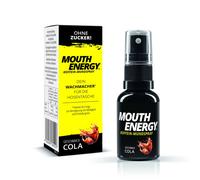 MOUTH ENERGY spray buccal à la caféine Cola | Ton réveil en poche - les boissons énergisantes et les comprimés de caféine, c'est du passé, avec de la vitamine B12 & de la taurine