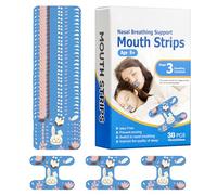 Mouth Tape, Bande Buccale pour Dormir, 30 Pièces Ruban Adhésif Pour La Bouche Anti Ronflement Efficace Puissant, Aide à Apnée Du Sommeil à Mieux Respire Bien - Phase 3