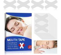 Mouth Tape For Sleeping, 120pièces Respirantes Anti Ronflement Scotch Bouche Sommeil, Adhésif Doux, Améliore La Respiration Nasale, Réduit La Sécheresse Buccale Et Les Ronflements Pendant Le Sommeil