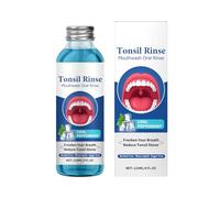 Mouth Wash, Breath Freshener Liquid, 120ml Sensitive Gum Care Mouthwash, Hydrating Formula Soothes Gums, Fights Bad Breath for Kids, Adults, Post Workout, Travel, Date, Dinner, Daytime, Nighttime