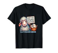 Mouton avec Citation Sarcastique - Don't Ask Stupid Question T-Shirt