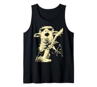 Mouton avec Guitare à Bascule Guitariste Animal Punk Rock Grunge Débardeur