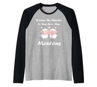 Mouton Berger si Vous me Chercher Je suis avec Mes Moutons Manche Raglan