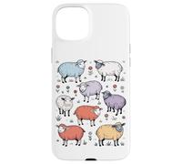 Mouton Cartoon Farm Animals Funny Sheep Farm Coque pour iPhone 15 Plus