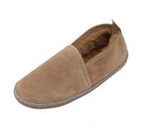 Mouton Chaussons - Hubert Unisexe Chaussures avec Laine Véritable Mérinos Et