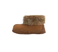 Mouton Chaussons Unisexe Chaussures avec Laine Cuir Véritable Douillet Chaud