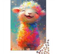 Mouton Couleur Sourire Puzzle, 1000 Pièces Jeu Intérieur Adulte